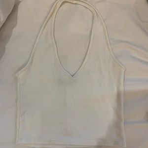 BRANDY MELVILLE white halter tank NWOT